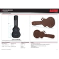 thumbnail image 2 of Funda de guitarra Gator Electric Deluxe Wood para guitarras estilo 335, 2 of 2
