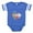 Royal Blue, variant on CafePress - Peppa Pig Smile Hearts - Cute Infant Baby Football Bodysuit
