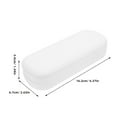 thumbnail image 2 of OUNONA Eyeglass Case Set of 2, PVC Hard Shell with Lining, Portable Protective Glasses Storage Holder, 2 of 8