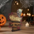 thumbnail image 2 of Halloween Decorations Desktop Ornament Modern Minimalist Style Wooden For Home And Festive Holiday For And Family Elephant Yard Statues Desk Objects Floating Garden Solar Garden Statues Welcome, 2 of 3