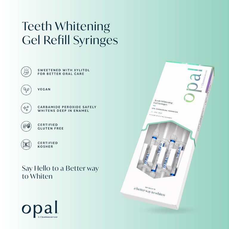 Opalescence 15% Teeth Whitening Gel Refill Syringes (2 Packs / 8