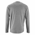 thumbnail image 2 of SOLS - Camiseta de manga larga modelo Imperial para hombre (Gris Jaspeado), 2 of 3