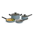 thumbnail image 2 of Bella 12 Piece Ceramic Nonstick Cookware Set, Surf, 2 of 7
