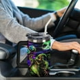 thumbnail image 6 of Oogie Boogie Car Cup with Handle Straw Lid Stainless Steel Double Wall Vacuum Coffee Mug Large Capacity Tumbler 40oz for Man Woman, 6 of 8