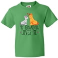 thumbnail image 3 of Inktastic My Grandma Loves Me Youth T-Shirt, 3 of 5