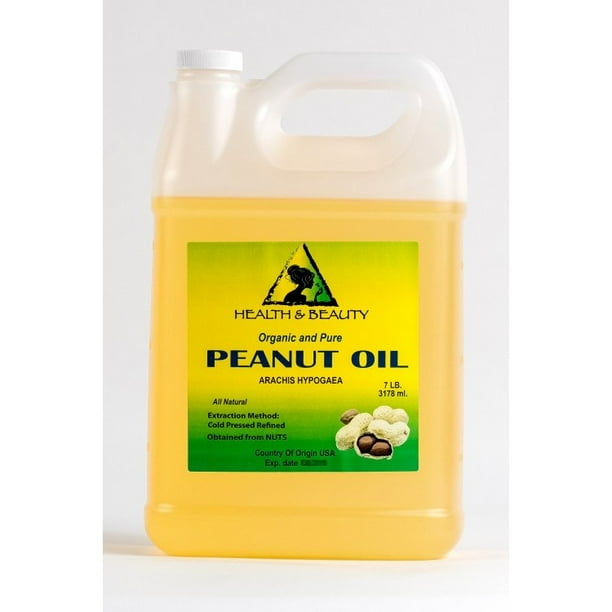 PEANUT OIL REFINED ORGANIC CARRIER COLD PRESSED 100 PURE 7 LB