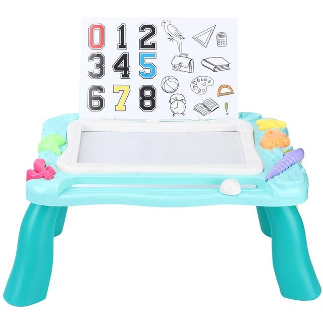 Mesa de dibujo y escritura para niños, plegable, multifuncional, desmontable, para hacer uno mismo, regalo de cumpleaños para bebés
