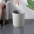 thumbnail image 4 of Small Trash Can Plastic Round Garbage Container Bin for Bathroom, Kitchen, Bedroom, Home Office, College Bathroom Trash Can Non Trash Can Trash Can Living Room Trash Can Clearance, 4 of 7