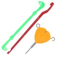 thumbnail image 3 of Extractor de nudos de gancho de cebo, kit de herramientas para aparejos de cebo con gancho de aguja de cebo de pesca, juego de extractor de nudos de cebo, resultados impresionantes, 3 of 14