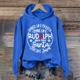 thumbnail image 3 of Dance Like Like Rudolph Santa Love Jesus Hoodies for Women Christmas Christian Hooded Sweatshirt, 3 of 4