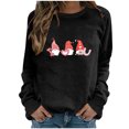 thumbnail image 1 of Birdeem Womens Summer Shirts Round-Neck Long Sleeve Tops Printed Regular Blouse, 1 of 1
