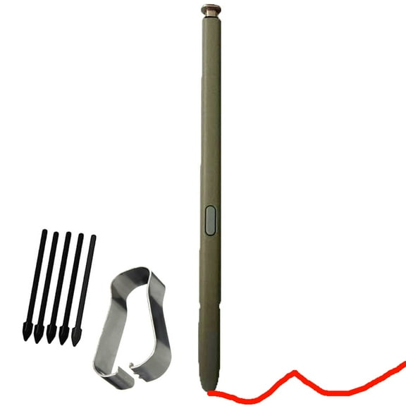 PAPAUTOP 1PCS Stylus Pen Touch S Pen Replacement with Stylus Tips for Samsung Galaxy S24 Ultra 5G (Without Bluetooth)（Titanium Gray）