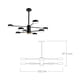 thumbnail image 3 of Lampara de techo estilo industrial hierro forjado negro con dorado lampara downlight ilios innova  8 + 1 luces, 3 of 10