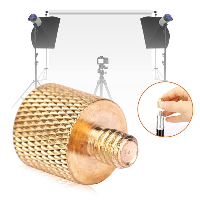 Tripod Thread Reducer, Easy To Install Brass Tripod Thread Reducer, 3/8'' Female Tripod Thread Adapter Screw, Practical For Camera Home