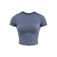 thumbnail image 4 of No Boundaries Fit Stretch Tee with Short Sleeves, Women's XS-XXXL, 4 of 5