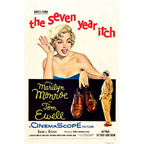 Seven Year Itch Mini Movie Poster 11inx17in in Mail/storage/gift tube 11x17 poster