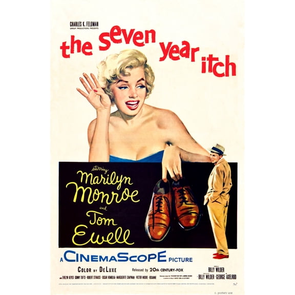 Seven Year Itch Mini Movie Poster 11inx17in in Mail/storage/gift tube 11x17 poster