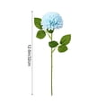 thumbnail image 3 of Realistic Artificial Dandelion Chrysanthemum Flower, Flexible Bendable Plastic Faux Bloom for Vase Bouquets, Wedding Backdrop Table Centerpiece, Topliu, 3 of 6