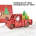 thumbnail image 2 of Tarjeta emergente de Feliz Navidad hecha a mano, tarjetas de felicitación emergentes 3D hechas a mano para Navidad, tarjetas de Navidad emergentes, 2 of 6