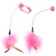 thumbnail image 1 of GOOHOCHY 2 piezas interesantes juguetes teaser de gato gatos divertidos varitas de gatito domésticos accesorios de gatito, 1 of 8
