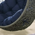 thumbnail image 3 of Modway Chaise Balançoire de Patio Extérieur avec Support en Gris Marine, 3 of 9