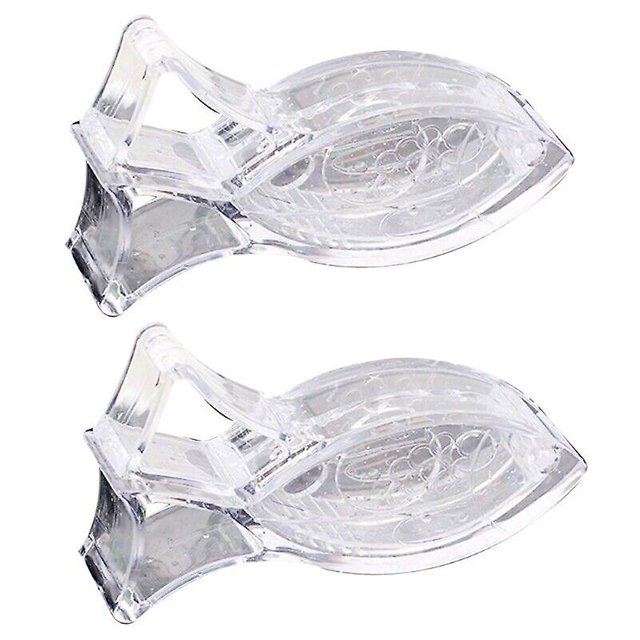 4 piezas de exprimidor manual de cítricos, exprimidor de limón acrílico transparente, exprimidor de limón, exprimidor de limón y lima de naranja en forma de pez