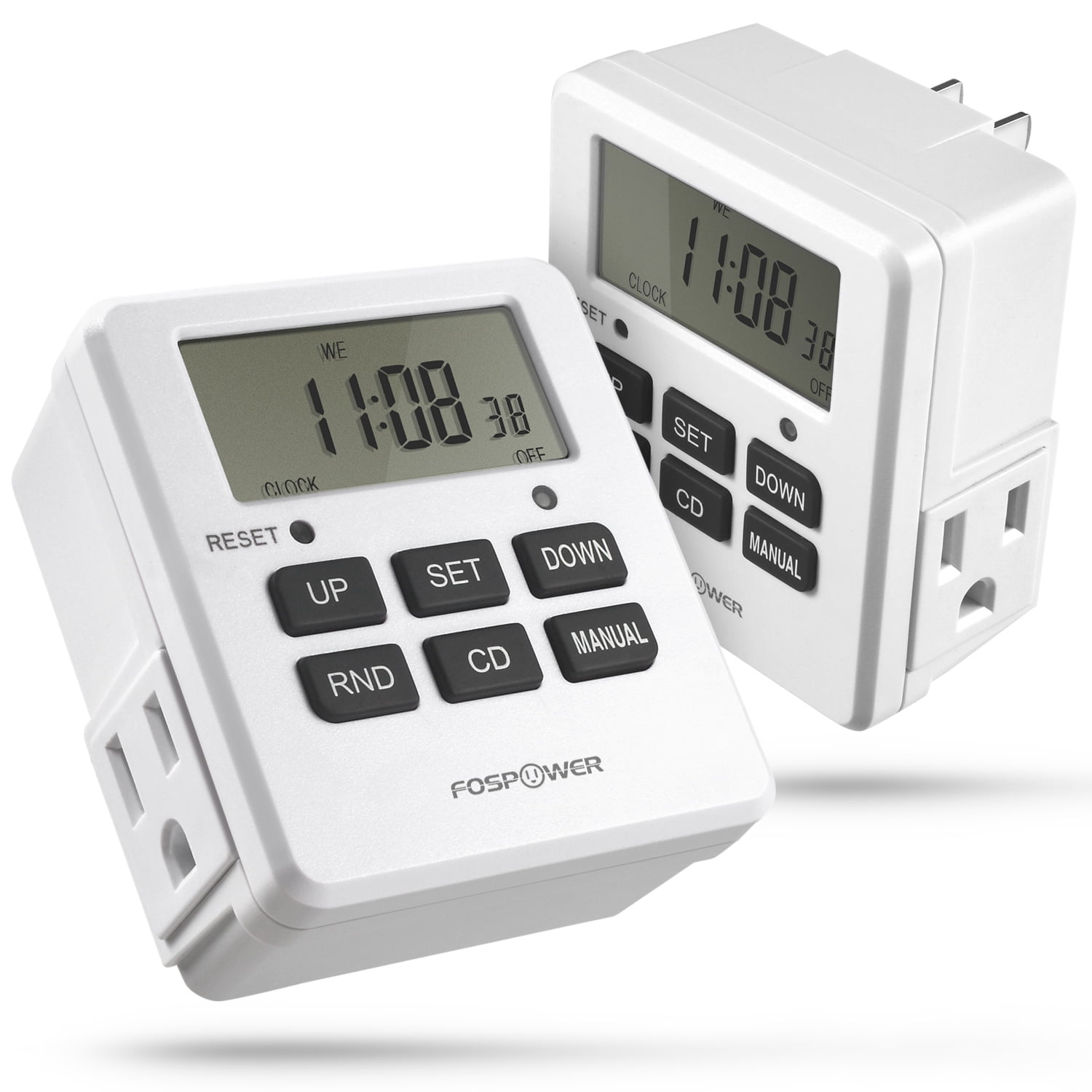 Baldr US Plug Timer Switch Plug-in Power Outlet Digital Programmable