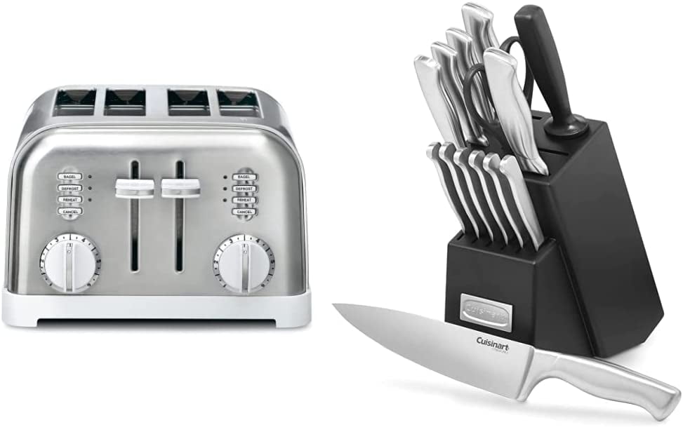 practical Cuisinart CPT180P1 Metal Classic 4Slice Toaster Brushed