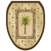 Toilet Tattoos Toilet Seat Cover Decal Bahamas Breeze Palm Tree Size Elongated