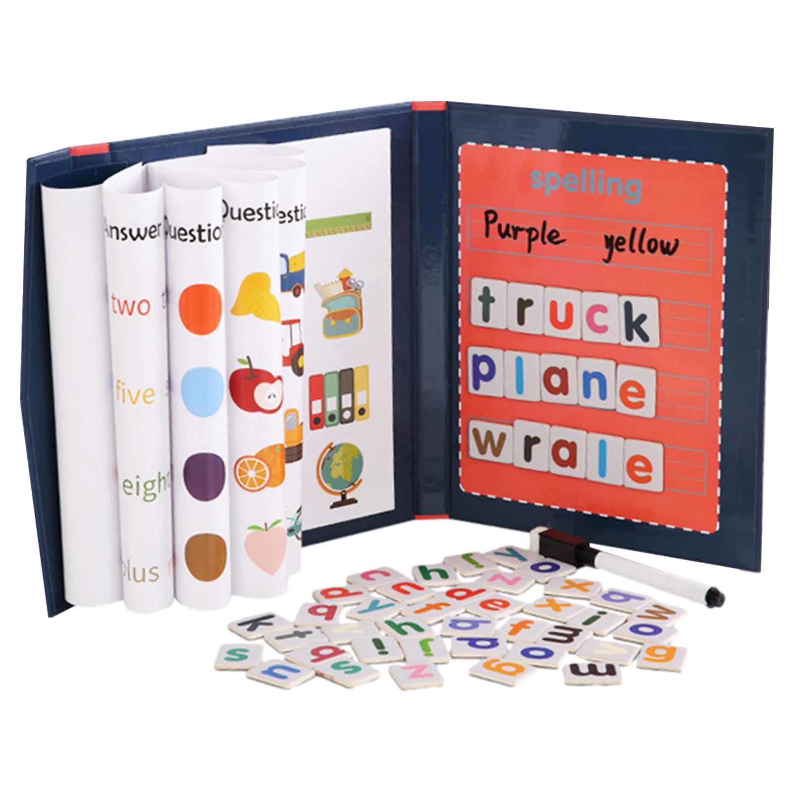 Matching Letter Game, Upgrade See and Spell Learning Game - Educational  Learning Toys Sight Words Games Preschool Activities Spelling Letter Words  for Kids Girls Boys 2 3 4 5 7 Years Old - Walmart.com