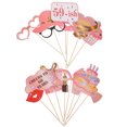 thumbnail image 1 of Kit de 33 accesorios para fotomatón de cumpleaños, decoraciones para fiesta de 60 años en oro rosa y rosa, accesorios para celebrar el feliz cumpleaños para mujeres y hombres, 1 of 8