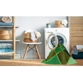thumbnail image 2 of Ahgly Tapis d'Intérieur Lavable en Machine Carré Transitionnel Vert Armée, 3 Pieds Carré, 2 of 7