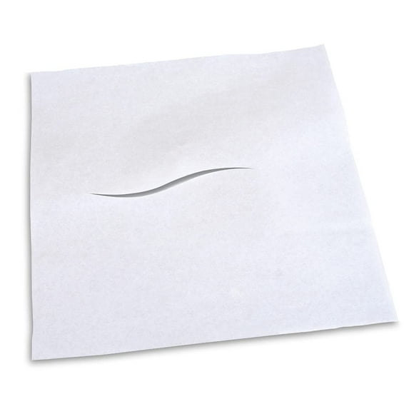 BodyMed Headrest Paper Tissue Sheets â Tissue Paper Squares for Chiropractic Exam Table or Massage Table â White â 12-Inch x 12-Inch â with Nose Slit (1,000 per Box)