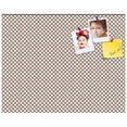 thumbnail image 2 of PinPix 20x16 Custom Cork Bulletin Board Brown Polka Dot Poster Board Has a Fabric Style Canvas Finish, Framed in Brown Polka Dot, by ArtToFrames (PinPix-501), 2 of 6
