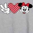 thumbnail image 3 of Mickey & Friends - Peace Love Minnie - Women's Oversized T-Shirt, 3 of 5