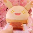 thumbnail image 3 of 5.1 Genshin Bouncing Bombs Rabbit Plush Toy Plushie Stuffed Doll Soft Pillow Cosplay Props for Game Fans (Star Eyes, 5.1") Star Eyes 5.1, 3 of 4