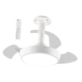 thumbnail image 2 of Ventilador de techo con luz y control remoto, lámpara colgante elegante y silenciosa, velocidades de viento para cafetería, apartamento, comedor, L 48O, 2 of 8
