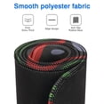 thumbnail image 7 of Black Bottom Green Red Orange LinesLine Theme&nbsp;mousepad Gamingwaterproofwashable&nbsp;for Office Home Work GamingmousepadsRubber Base Mousepad with Stitched Edges 31.5x11.8inches, 7 of 7