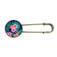 thumbnail image 1 of Flower Blue Sky Retro Metal Brooch Pin Clip Jewelry, 1 of 3