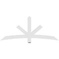 thumbnail image 4 of 72"W x 30"H x 2"D x 4"F, 10/12 Pitch, Alberta Architectural Grade PVC Gable Bracket, 4 of 8
