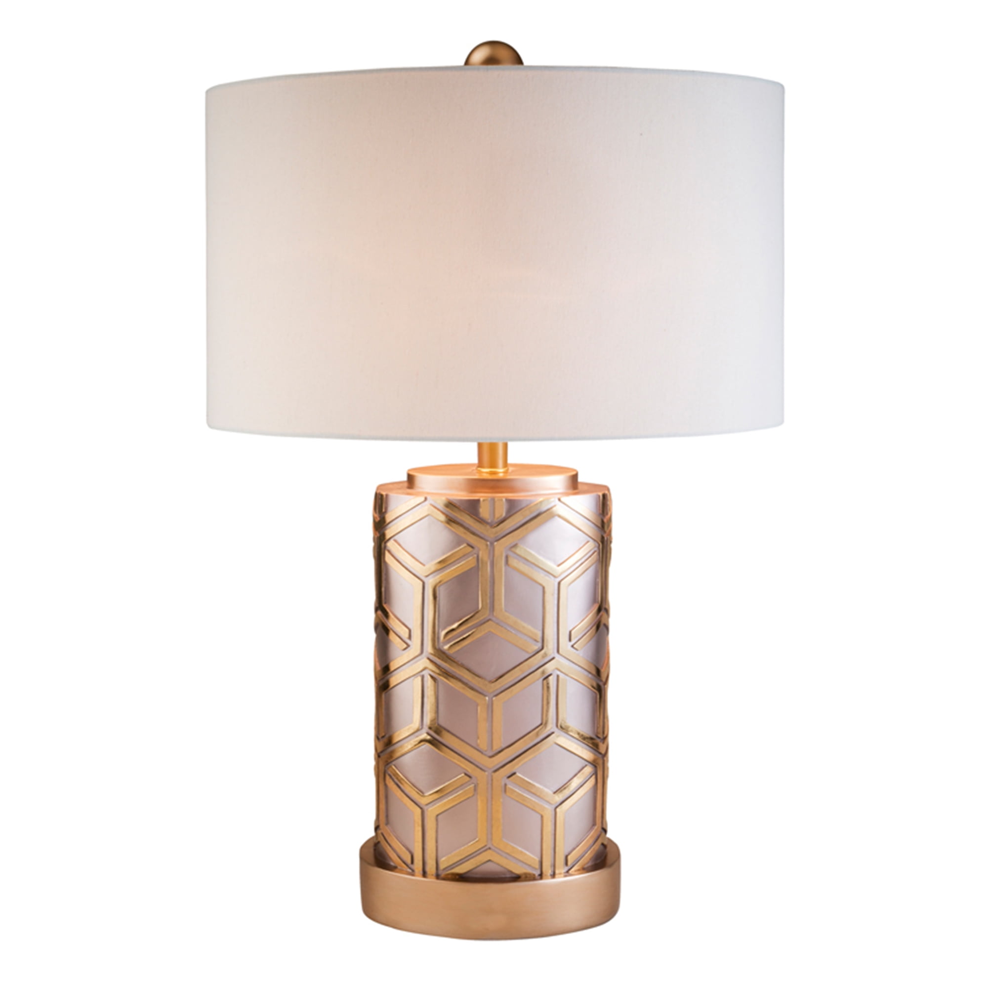 rose gold tall lamp