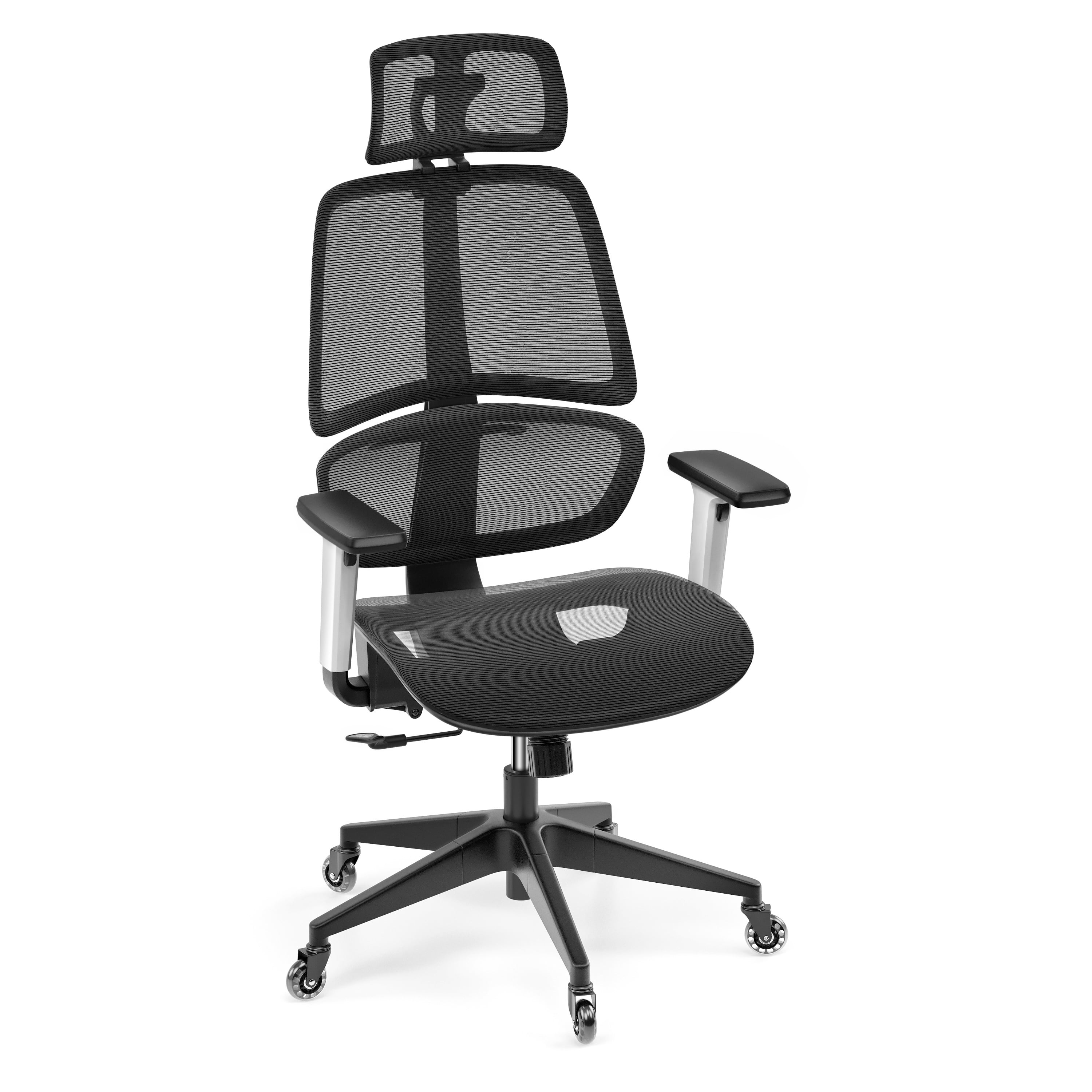 Linsy Home Modern Office Chair, Computer Mesh Swivel Desk Chair, Black