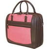 "Mobile Edge Scanfast Element Checkpoint Friendly Notebook Briefcase - 13.5"" X 16.5"" X 5"" - Suede, Leather - Pink (mesfebx)"