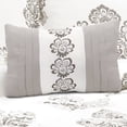 thumbnail image 3 of Lush Decor Elizabeth Damask Comforter Gray 6Pc Set, 3 of 5