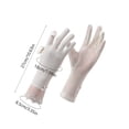 thumbnail image 3 of Ice Silk Gloves for Summer Driving - Breathable Thin Sun Gloves with Touch Screen -Outdoor Sun Protection Gloves for Women Men - One Size Fits All, 3 of 6