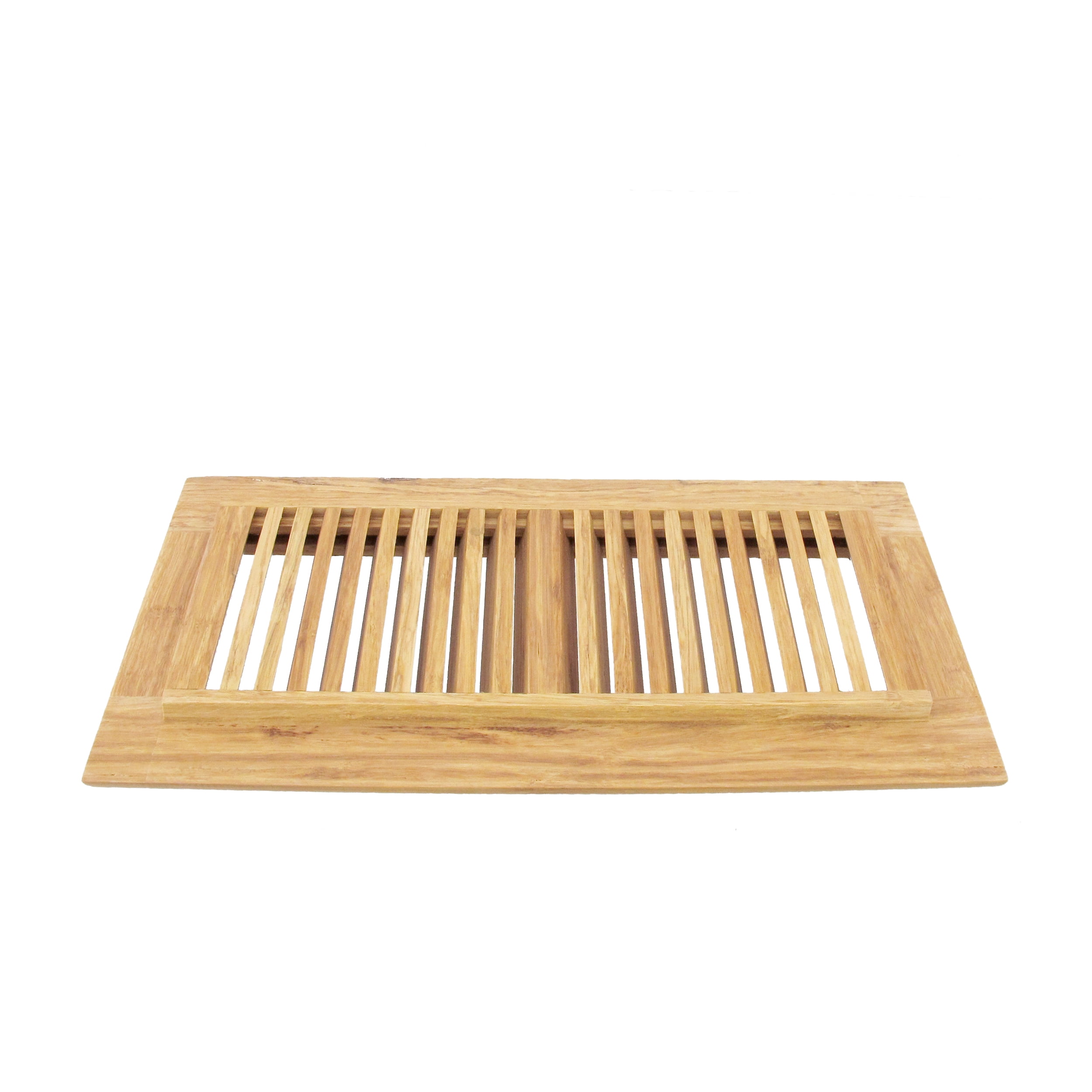 BambooMN 4" Inch x 12" Inch Inch Strand Woven Bamboo Floor Register Air Vent Indent Cover - Natural - 1 Cover