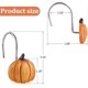 thumbnail image 4 of Autumn Decorative Shower Curtain Hooks Rings 12PCS Pumpkin Shower Curtain Bathroom Decorative Accessories Metal Rustproof Thanksgiving Farmhouse Rusti, 4 of 4