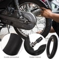 thumbnail image 4 of 1Pc 80/100-12 3.00-12 Inch Tire Off-road Motorcycle Accessories Rubber Inner Tube Replacement (Black), 4 of 8