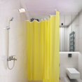 thumbnail image 3 of Baoyouni Tringle de Rideau de Douche Pliable Murale Économiseur d'Espace en Acier Inoxydable en Forme d'Éventail Support de Rideau de Bain Rail 34,65 Pieds', 3 of 6