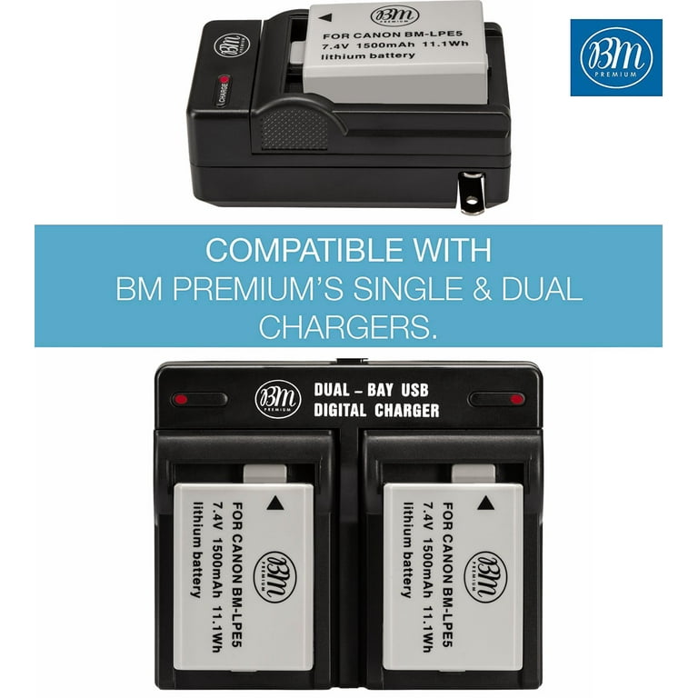Canon Rebel Xs Battery Canon EOS Rebel XS Replacement Battery (2